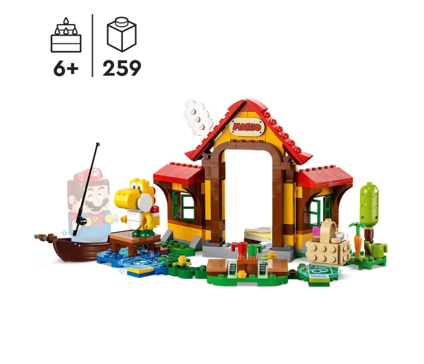 LEGO Super Mario 71422 Piknik w domu Mario - rozsz. - 1159394 - zdjęcie 3